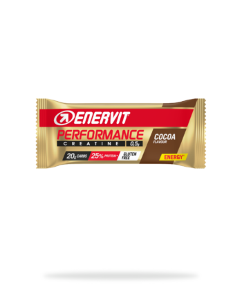 Enervit Performance 40 g KAKAOWY z KREATYNĄ i BCAA (baton białkowo-węglowodanowy) - 50%