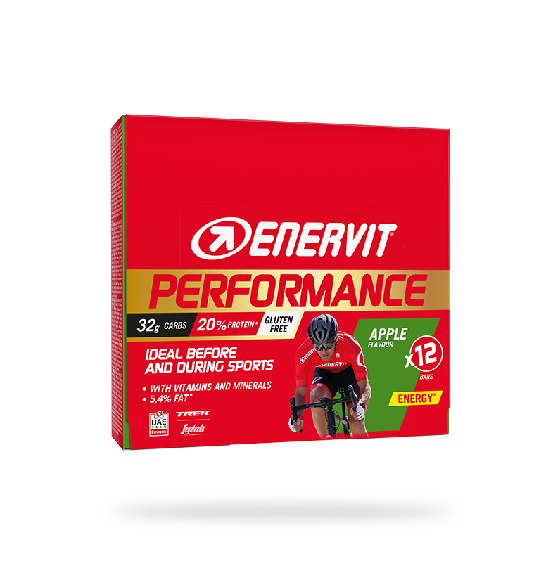 Enervit Performance Bar 60 g APPLE - BOX 12 szt.